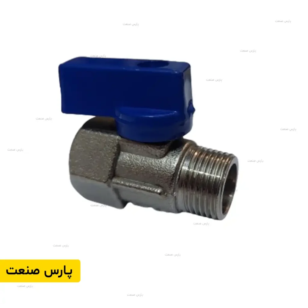 شیر خروسکی 1/4 اینچ ( یک سر نر - یک سر ماده)