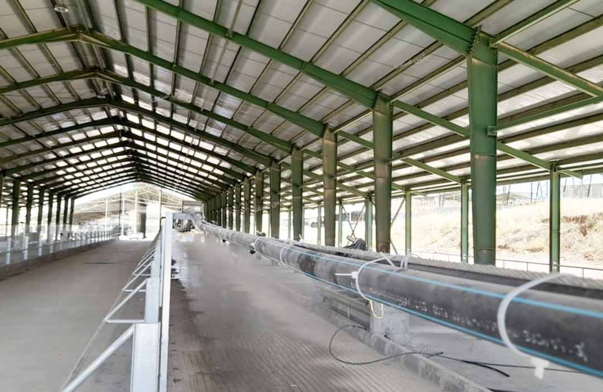 پروژه نصب سیستم خنک کننده آخور تلیسه در زایشگاه (بیمارستان ) در دامداری شرکت مالات اقلیم کردستان شهر سلیمانیه